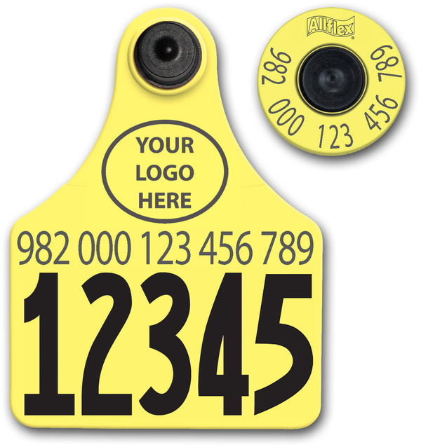 Allflex Large FDX Matched Pair Set Layout 3 (Tamperproof)