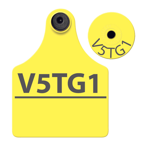 Allflex TPWD - Maxi Layout 1 (Tamperproof) - Yellow